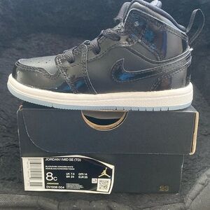 Brand new Jordan 1 black Patton leather concord